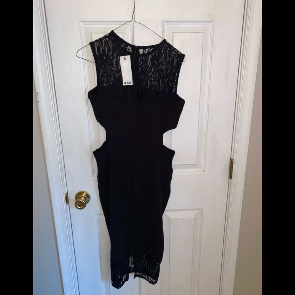 Size 8 cutout mesh too dress